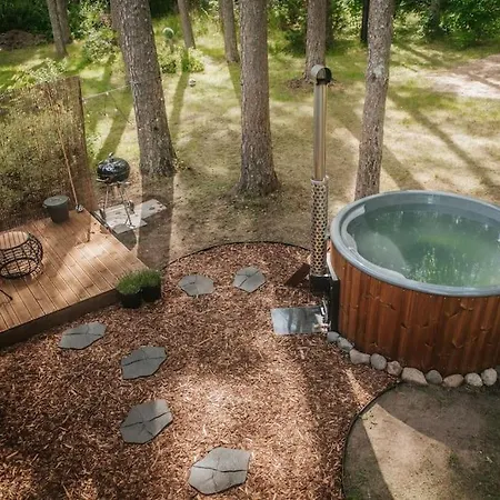 Hot Tub In The Woods