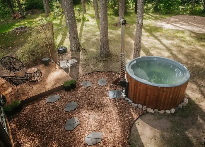 Hot Tub In The Woods