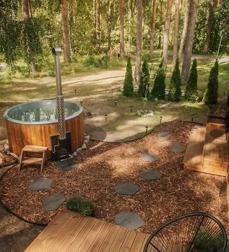 Hot Tub In The Woods